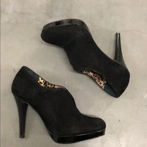 Black suede Style & co booties